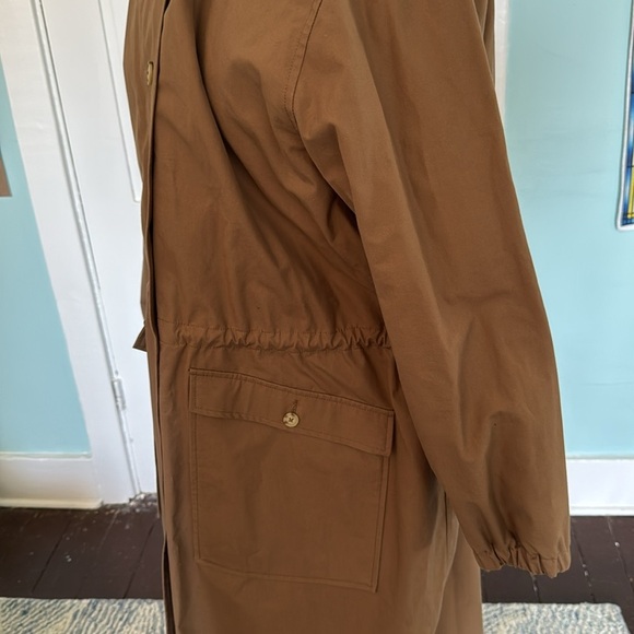 Poetry UK Cotton, hooded elastic trenchcoat, 12 NWT - Picture 2 of 6